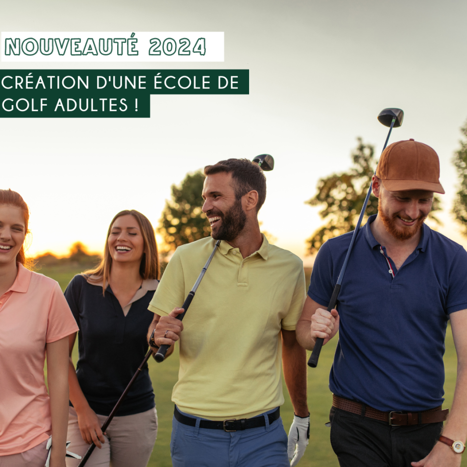 Ecole de golf Adultes au Bourgenay Golf Club en Vendée.