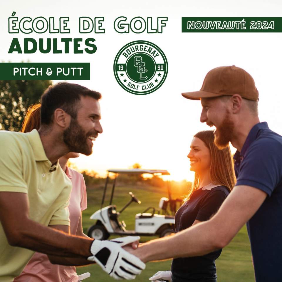 Ecole de golf adultes Pitch and Putt au Bourgenay Golf Club