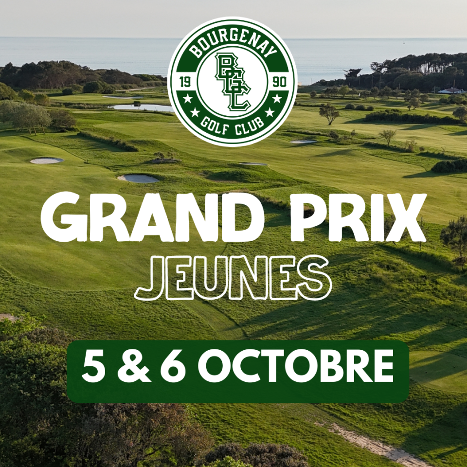 Grand Prix Jeunes de Golf 2024 au Bourgenay Golf Club en Vendée.